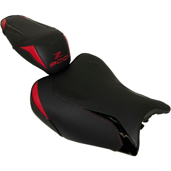 Bagster - Selle Ready Luxe série spéciale Kawasaki Z900 (2017-2023) Noir / Rouge / Noir Brillant
