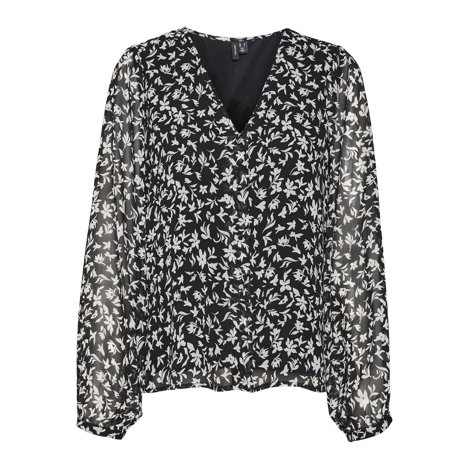 Vero Moda  Holly V-Neck Button Top