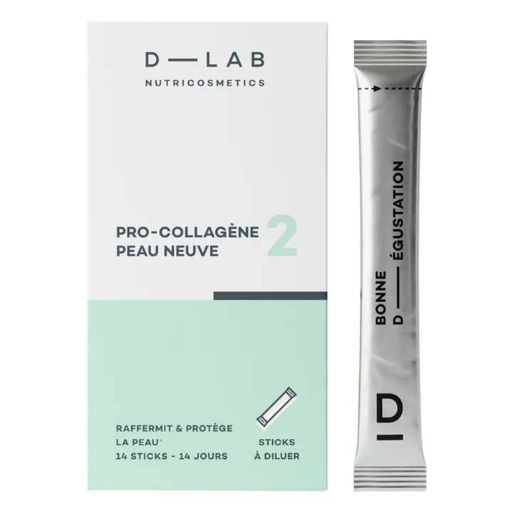 D-LAB NUTRICOSMETICS Poudre Pro-Collagène Peau Neuve - 14 sticks