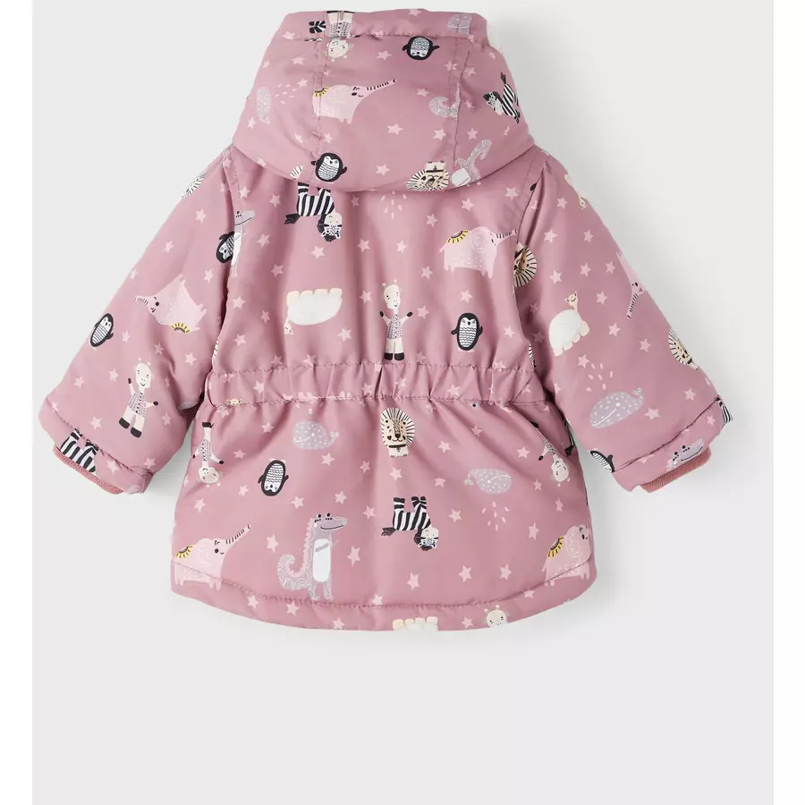name it Outdoorjacke Nbfmaxi Zoo Nostalgia Rose