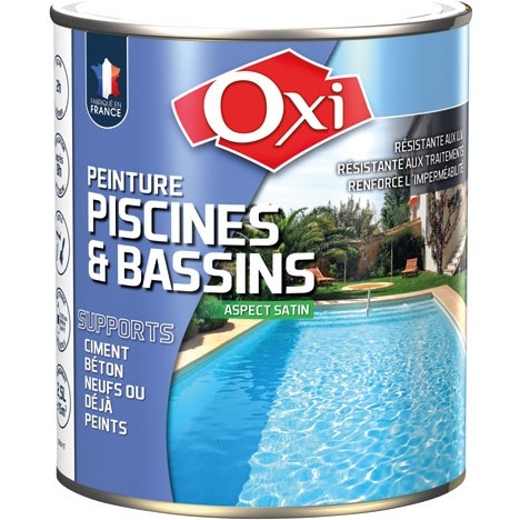 Peinture Piscines & Bassins solvantée  0.5 L - Blanc
