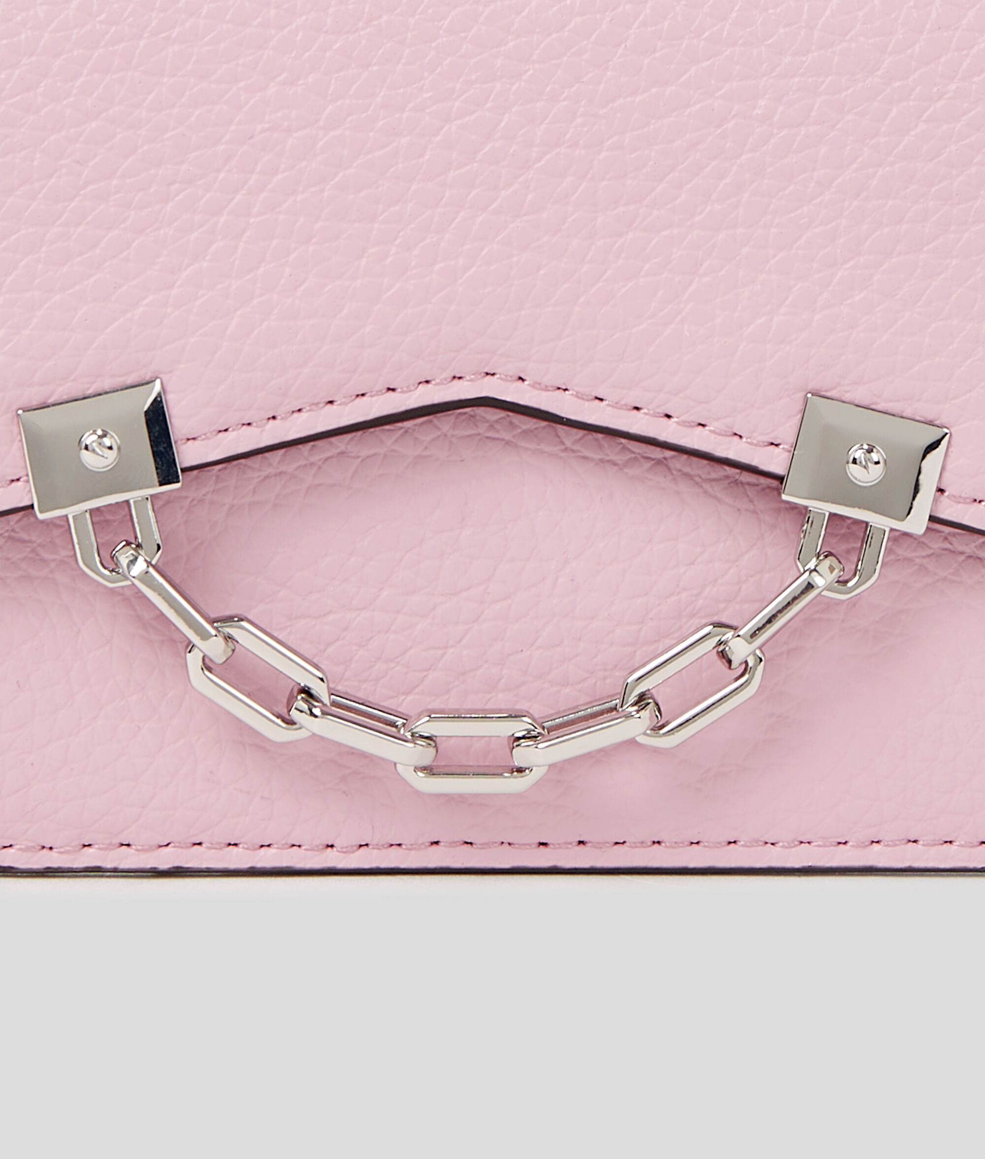PORTE-CARTES EN CUIR GRAINÉ K/SEVEN