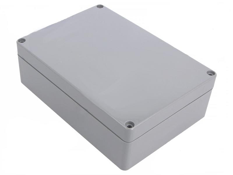 Velleman Gehäuse ABS G313, Wasserdicht Dunkelgrau, 171 x 12 Abgedichtetes ABS-Gehäuse für Elektronik