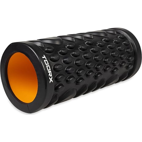 Toorx Yoga skumrulle 33 x 14 cm - sort/orange