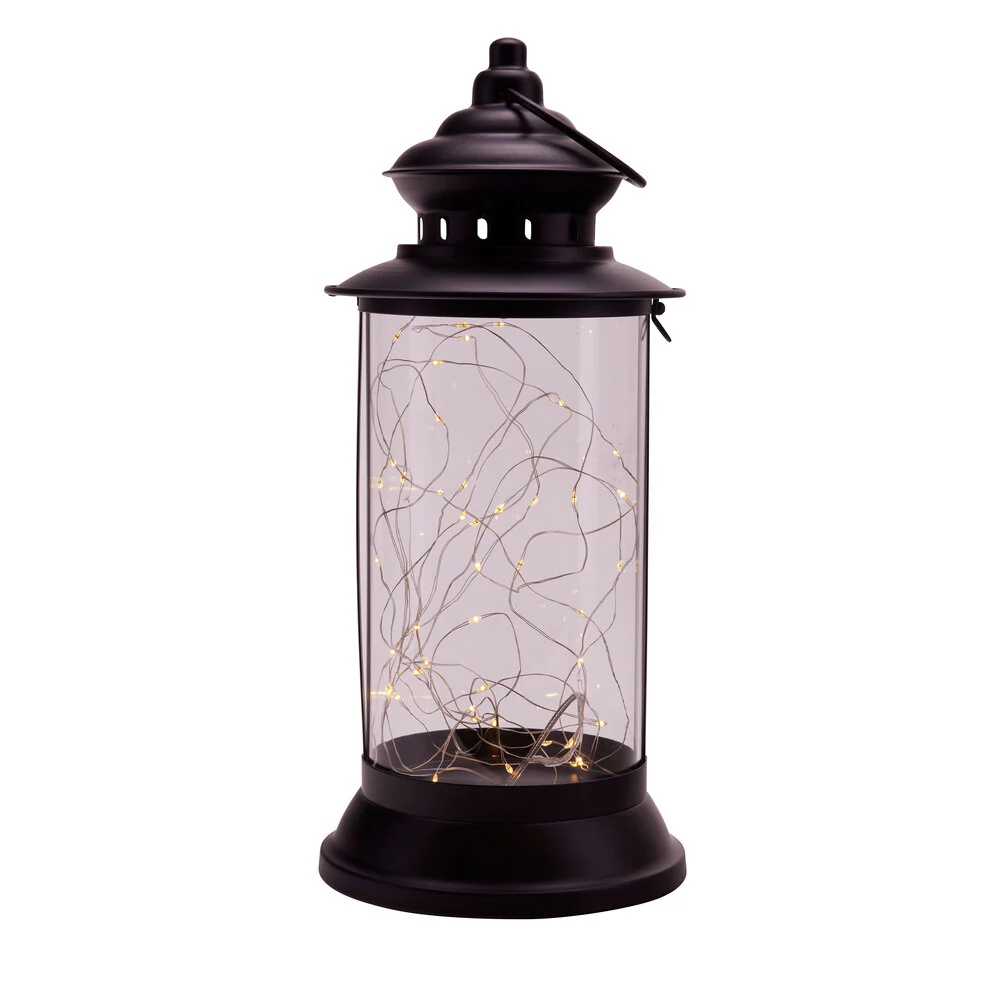 Bahne Interior  Cylinder lanterne m. LED og timer - H36 cm