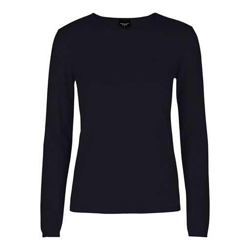 Bitte Kai Rand New Wool Strikbluse, Black, M