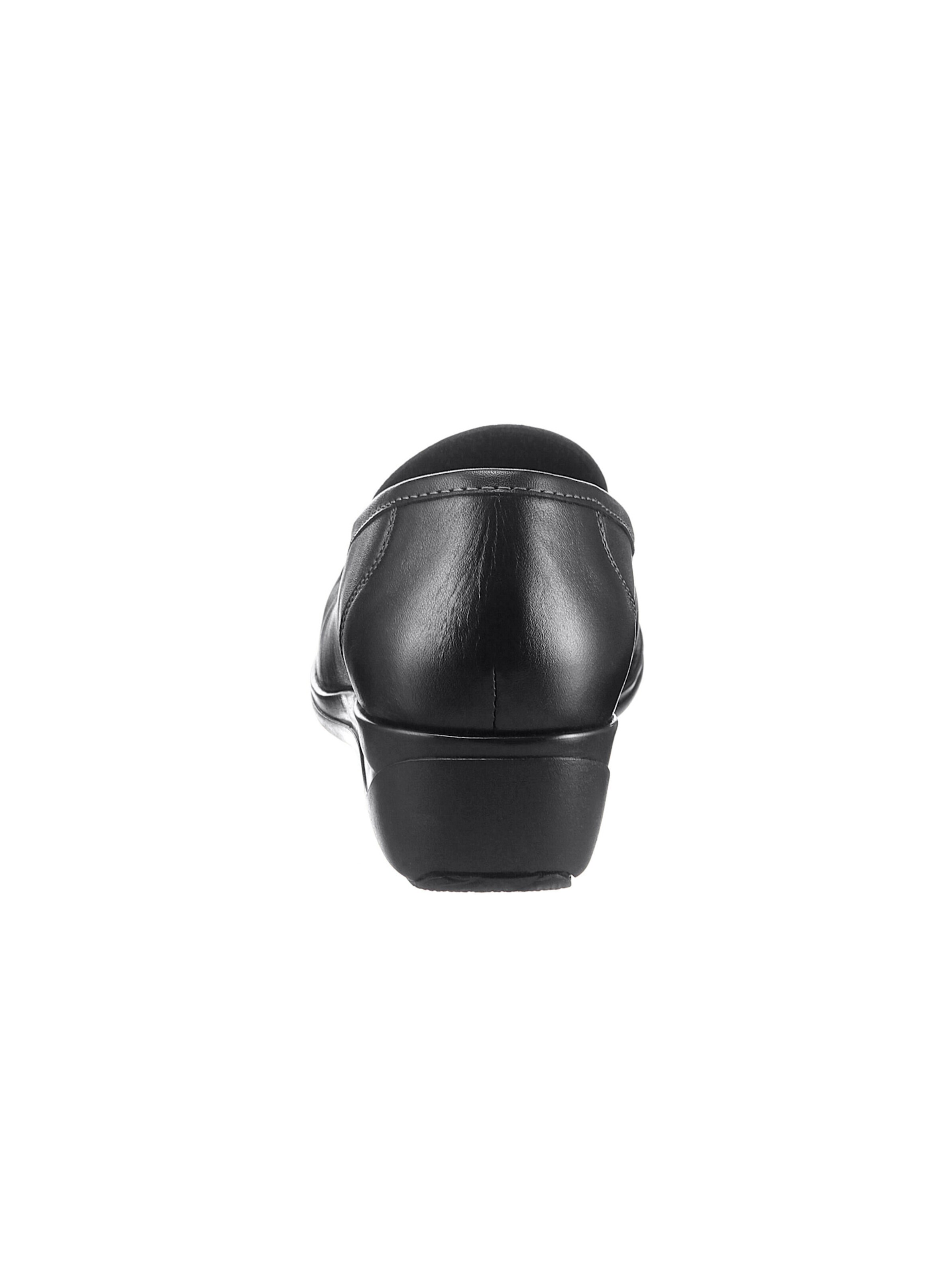airsoft comfort+ Mokassin in schwarz