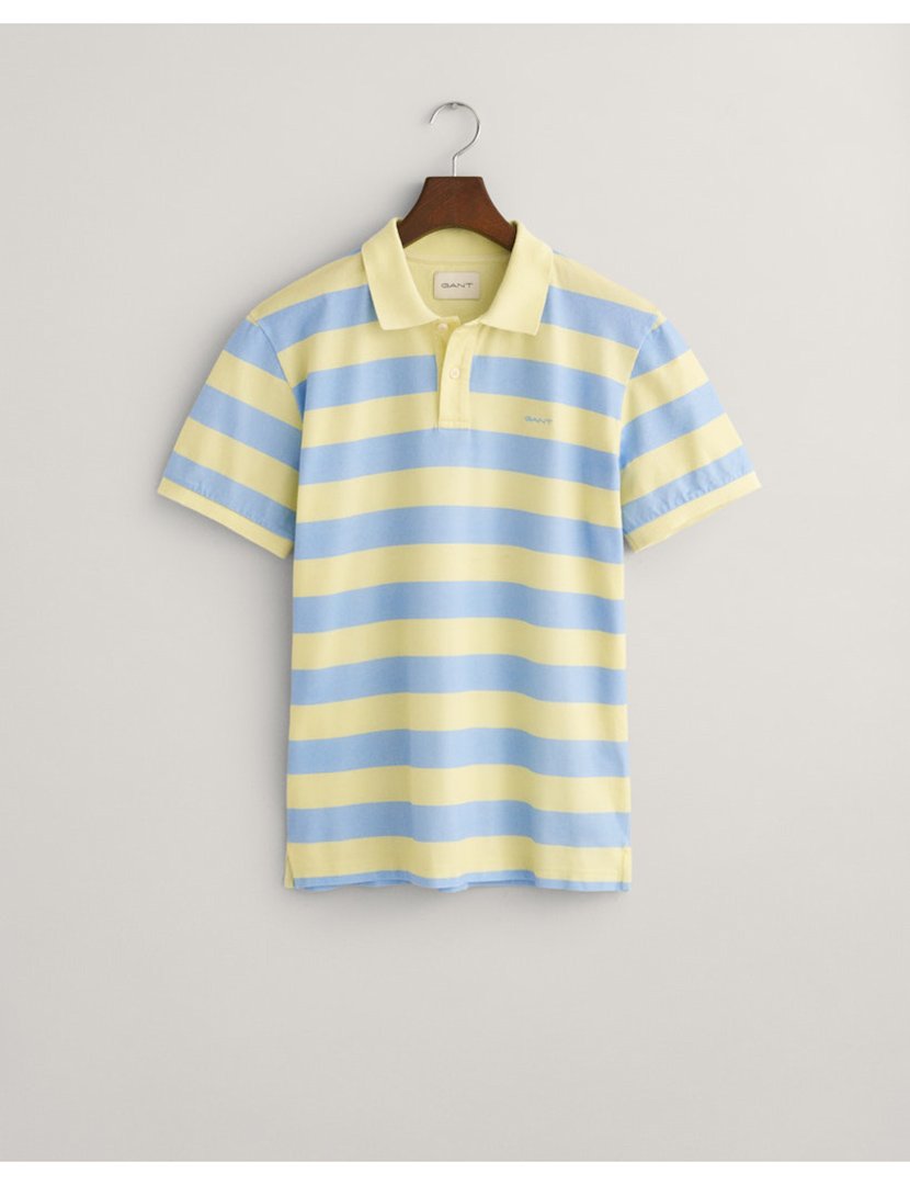 Striped Blue Polo