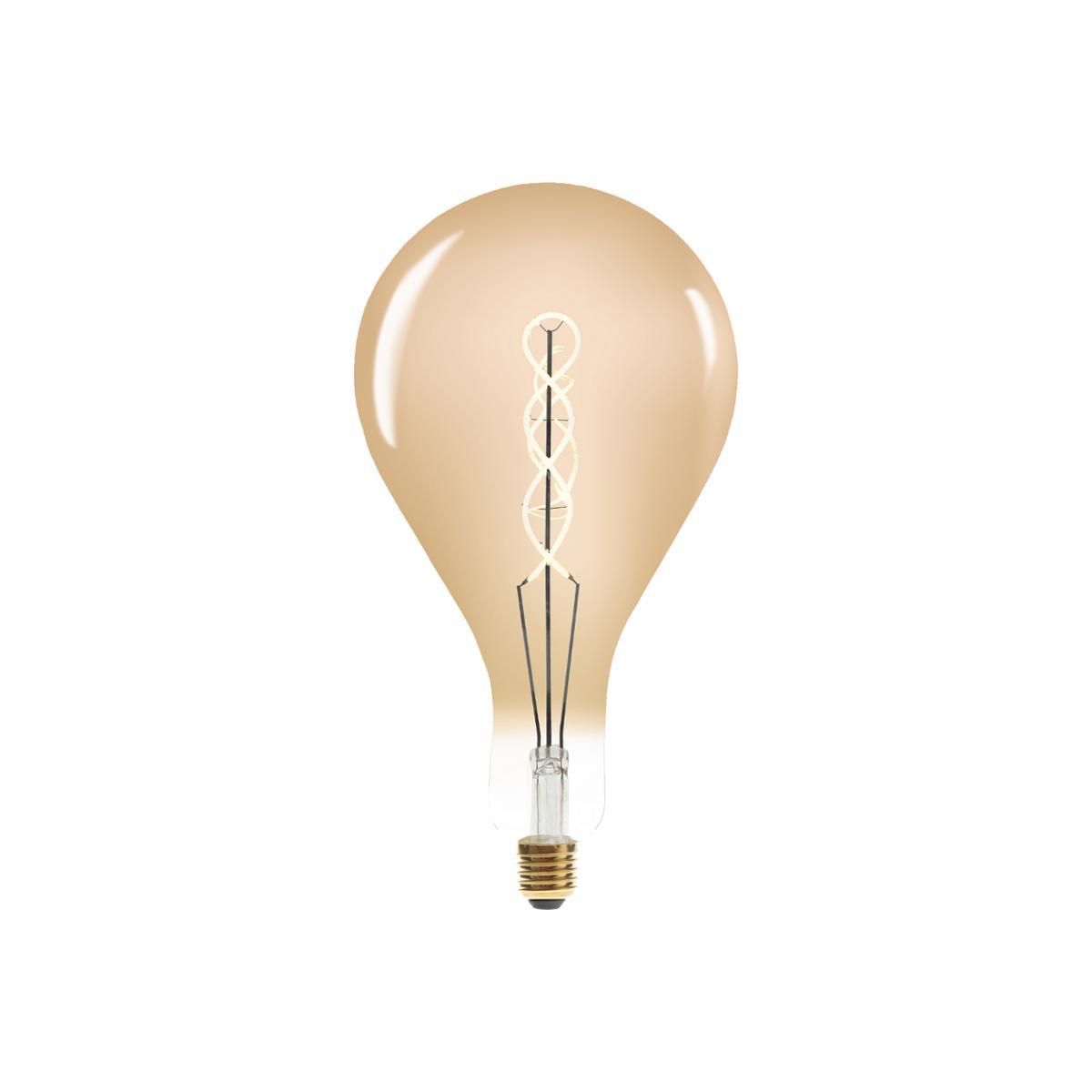 AMPOULE LED TORSADEE AMBRE PS160 6W