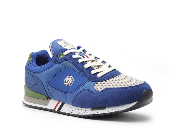 Serge blanco basses homme chamonix bicolore bleu