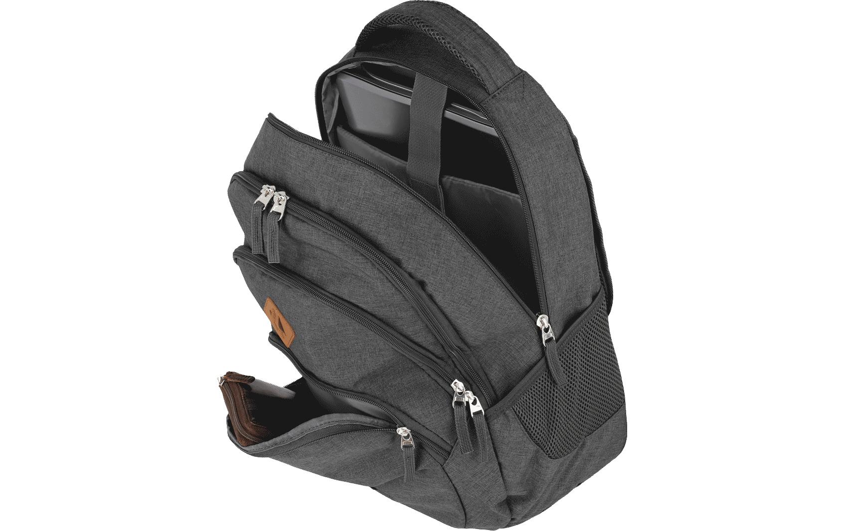 Rucksack Basics Melange 22 l, AnthrazitRucksack mit Laptopfach