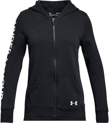 Under Armour Rival Full Zip Hettegenser, Black
