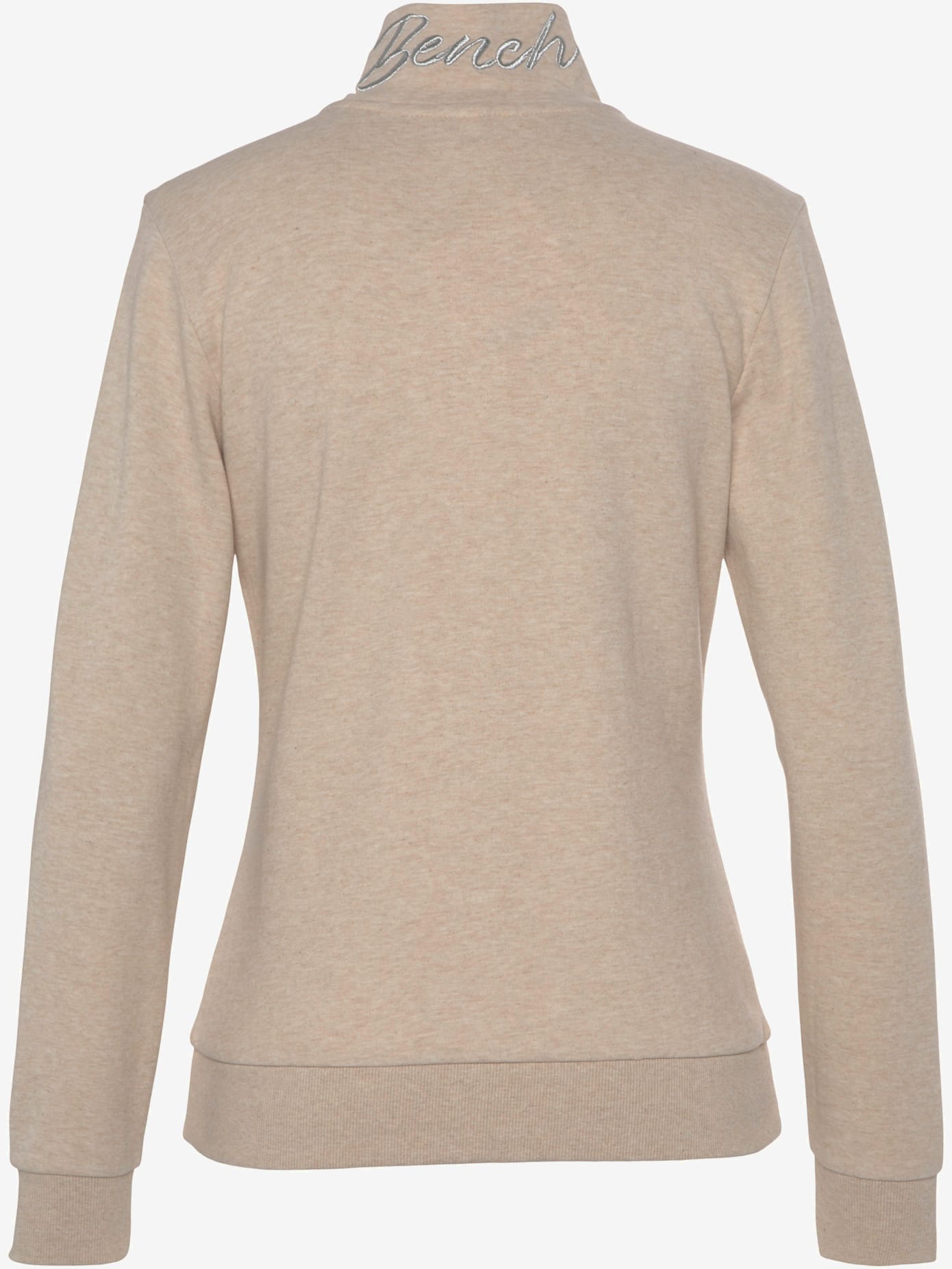 Veste sweat à col montant