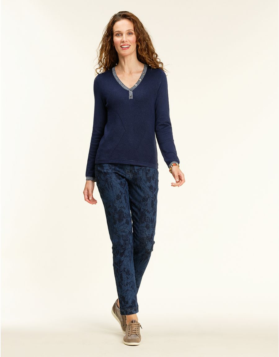 Pantalon imprimé 7/8e