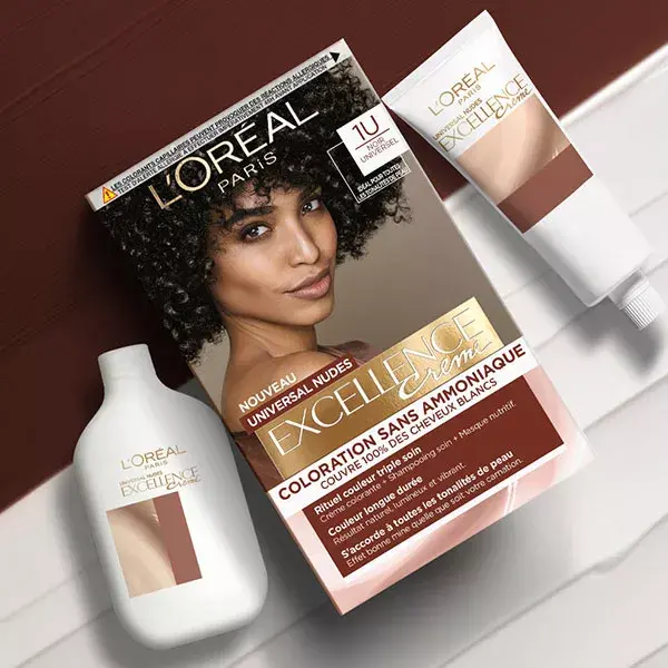 L'Oréal Paris Excellence Crème Universal Nudes Coloração para Cabelo nº 1 Preto