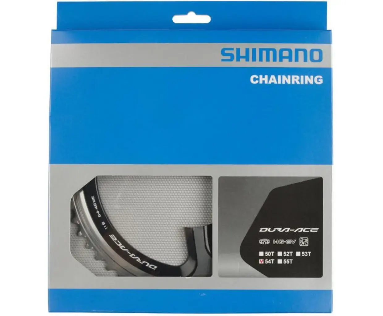 Shimano Dura Ace FC-9000 Dubbel Kettingblad 11 Speed Zilver 55-42T