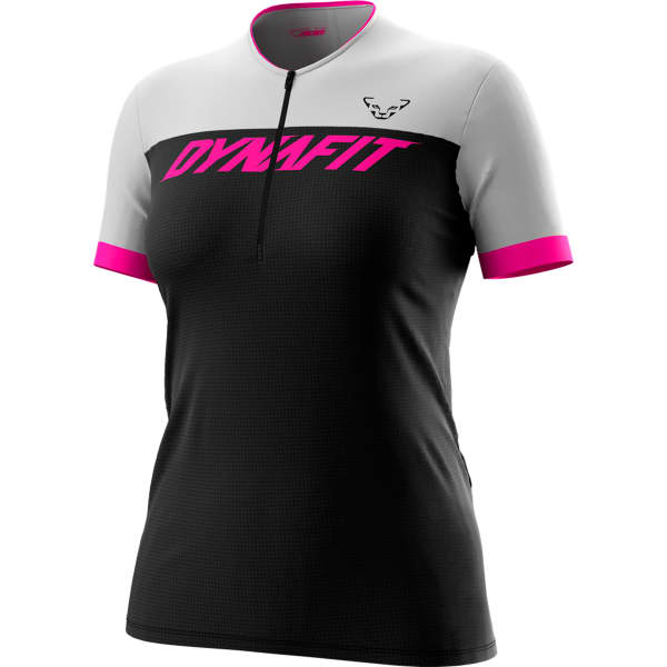 Maillot vélo DYNAFIT RIDE LIGHT 1/2 ZIP SHIRT W BLACK OUT/NIMBUS