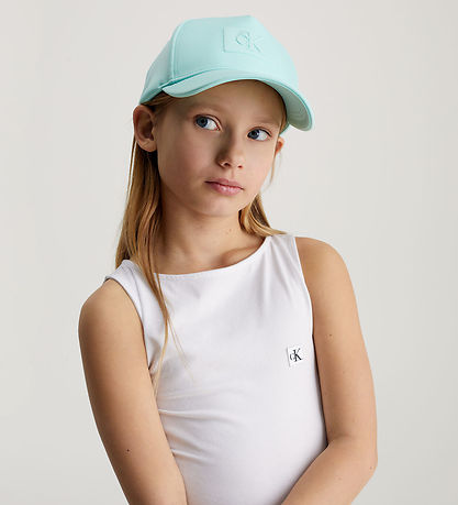 Calvin Klein Kappe - Geprägtes Monogramm - Blue Tönung