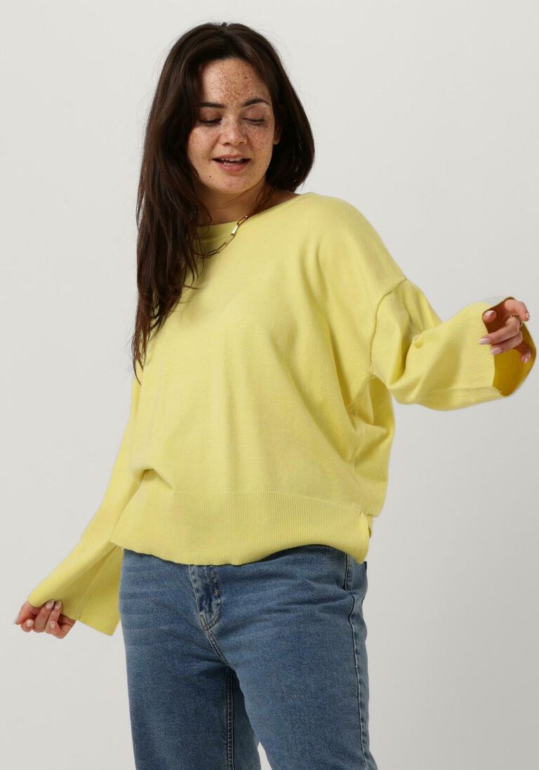 MSCH COPENHAGEN gele msch copenhagen trui dalinda rachelle pullover