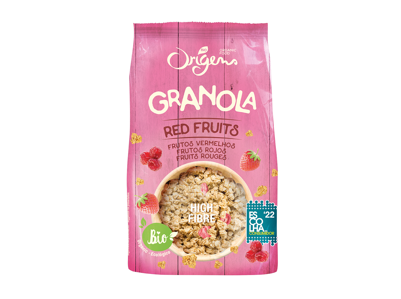 GRANOLA ORIGENS BIO FRUTOS VERMELHOS 300G