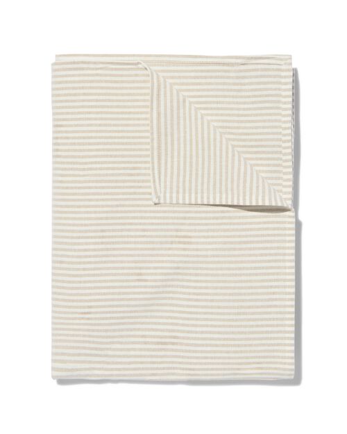 nappe coton 140x240 beige ligne