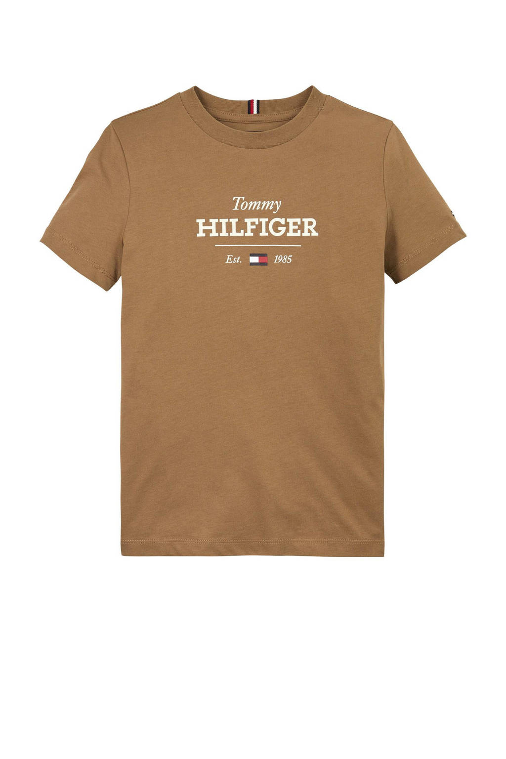 Tommy Hilfiger t-shirt bruin