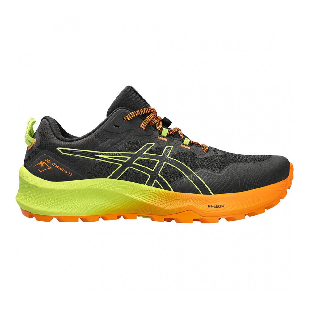 Asics GEL-TRABUCO 11 - Chaussures trail Homme black/neon lime