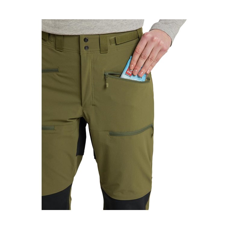 Haglöfs Rugged Standard Pants Women Olive Green/True Black