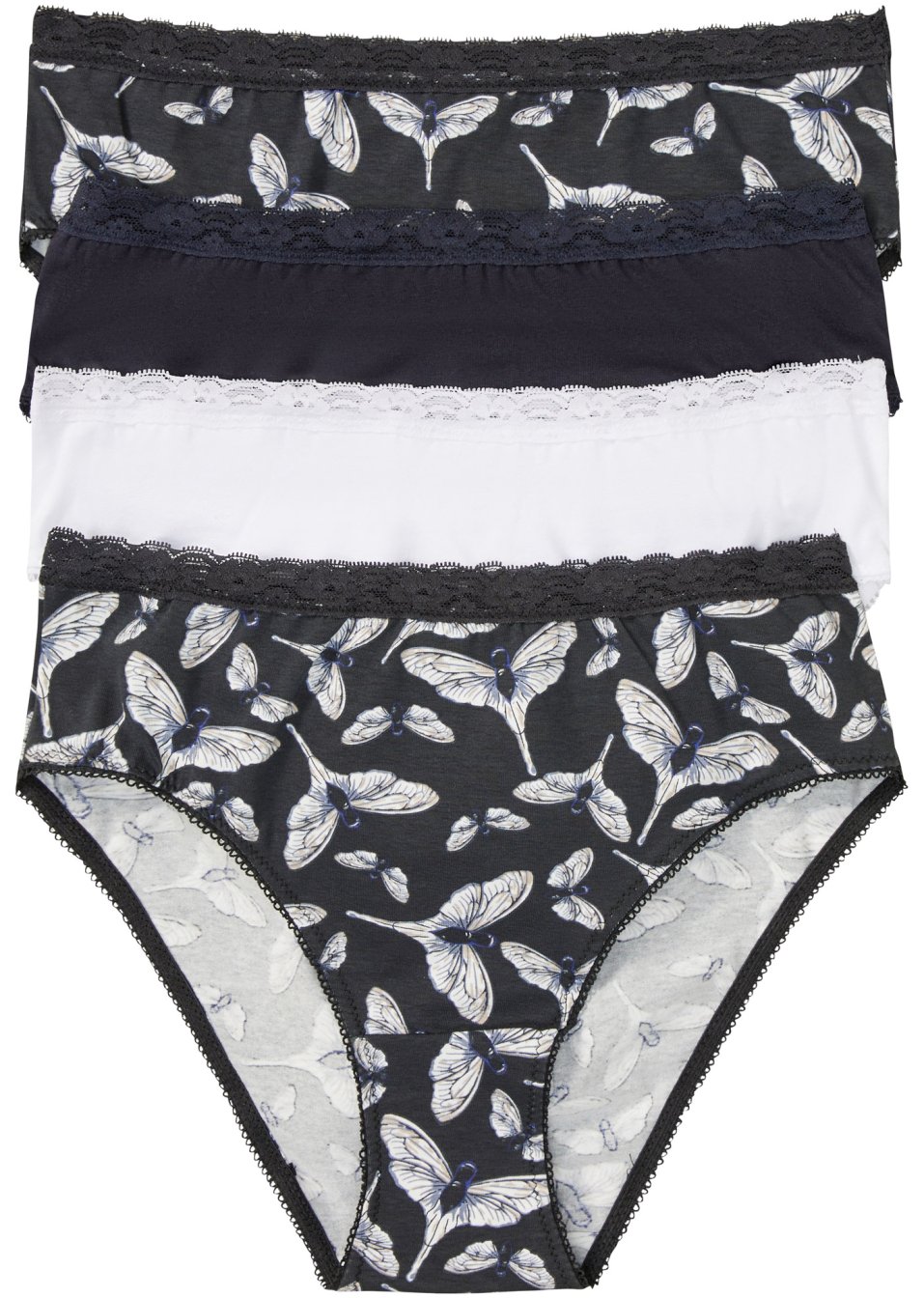 Lot de 4 maxi slips avec coton