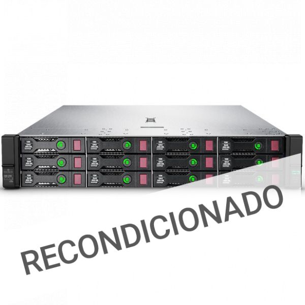 HPE DL380 GEN10 LFF 6162 2P 512GB 2xSSD NVME 1TB   12xHDD 8TB SA P816i (recondicionado Grade A)