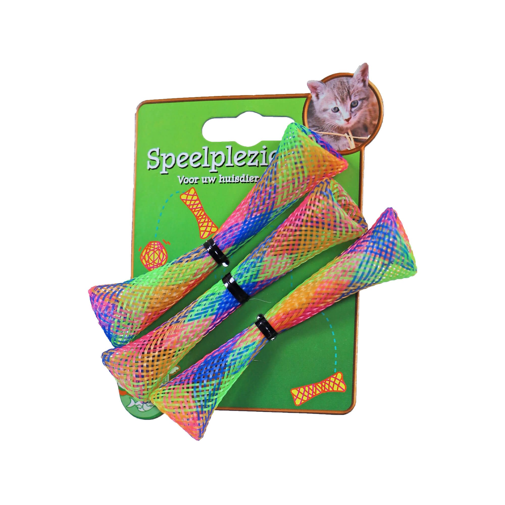 Boon - 3 Fun Tubes - Kattenspeelgoed