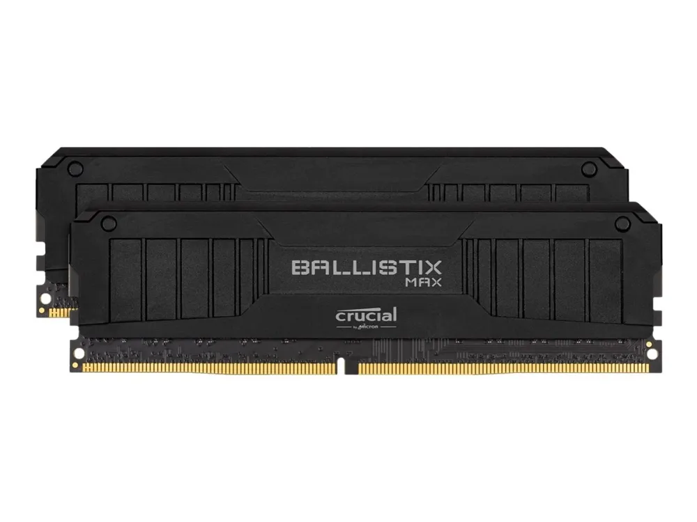 Ballistix MAX - DDR4 - sæt - 16 GB: 2 x 8 GB - DIMM 288-PIN - 5100 MHz / PC4-40800 - CL19 - 1.5 V - ikke bufferet - ikke-ECC - sort
