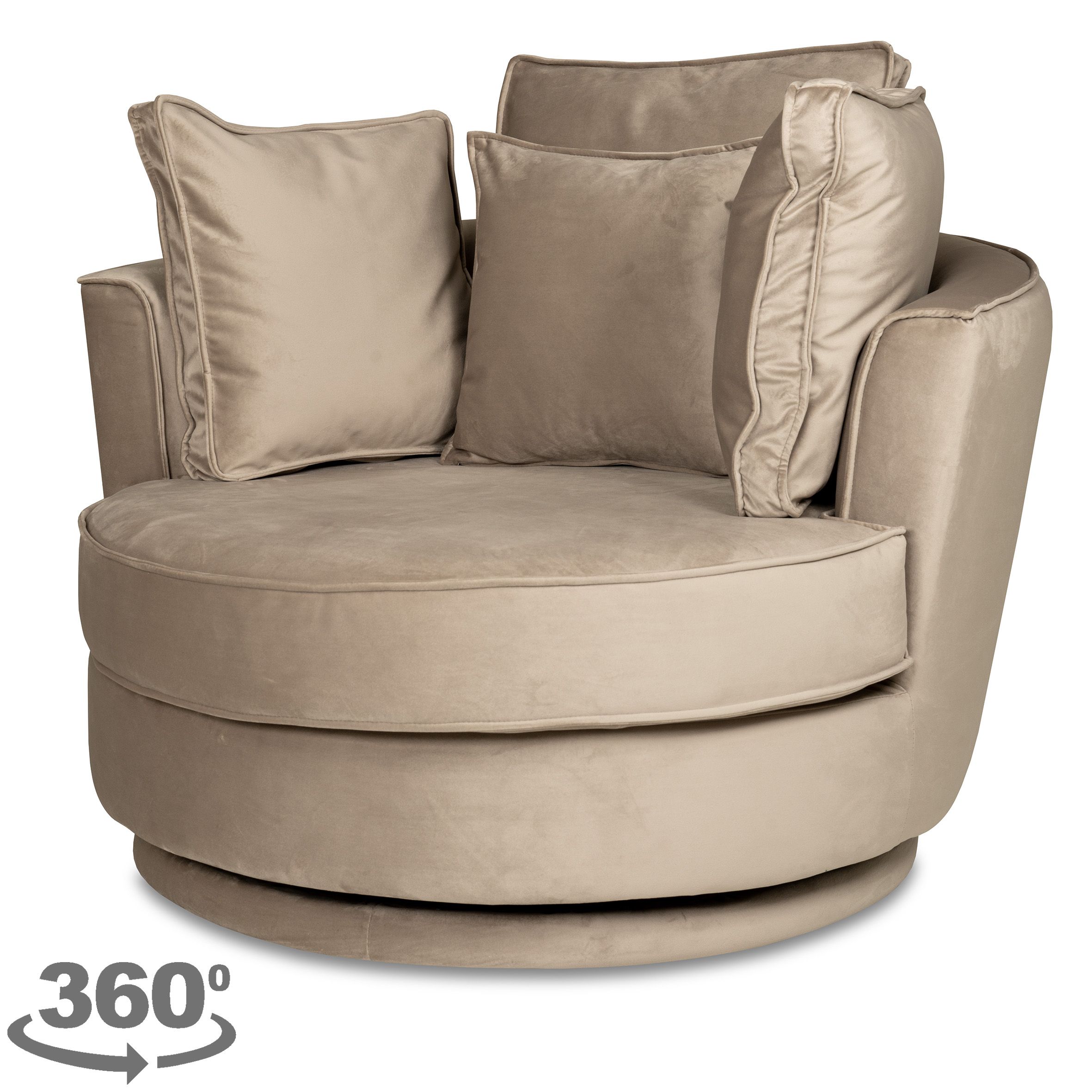 Draaifauteuil Annette ⌀120  x H85 cm
