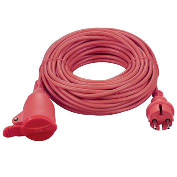 Handson Verlengsnoer Rood 2x1,5mm 20 Meter