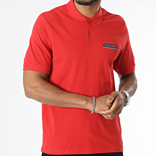 Polo Manches Courtes Adam Rouge