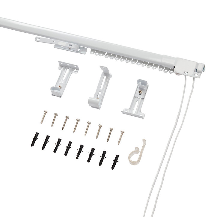 Rail filaire extensible simple GoodHome 60/90 cm Milet