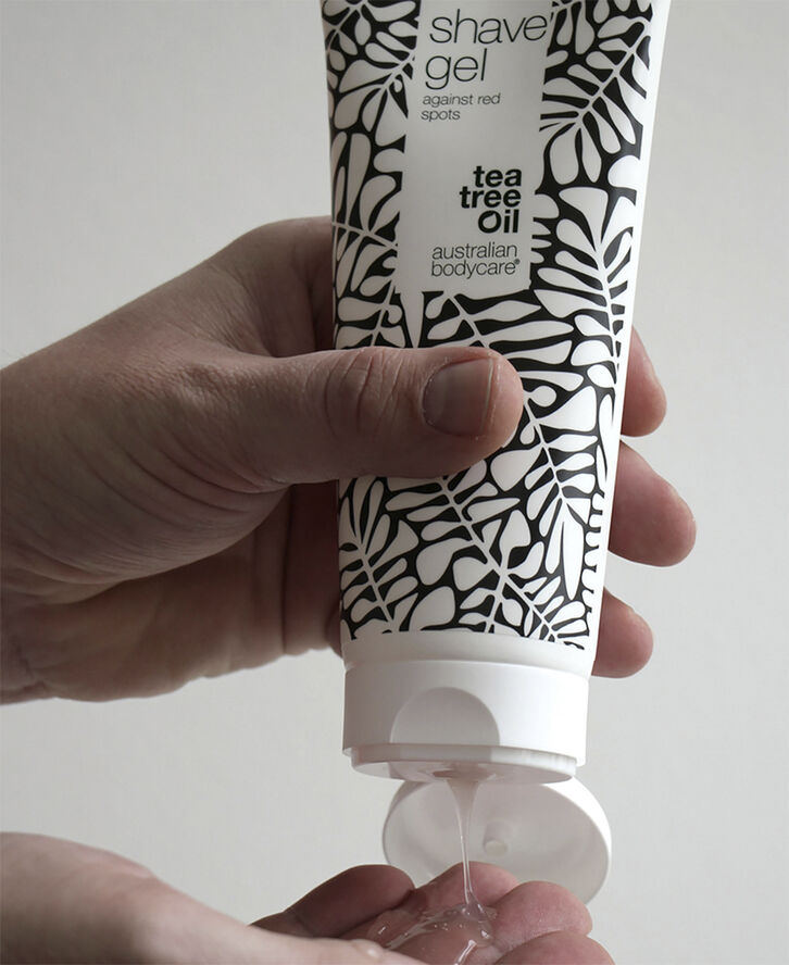 Australian Bodycare Shave Gel - Barbergel mod skægpest og røde knopper