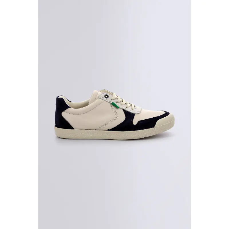 KICK TRECKY BLANC MARINE BASKETS BASSES Cuir Homme