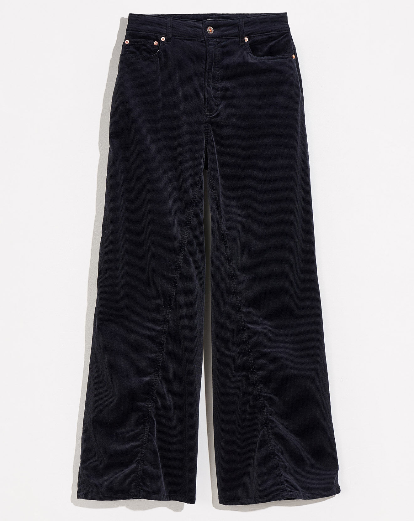 Bellerose Pantalon évasé en Velours côtelé Priscila météorite