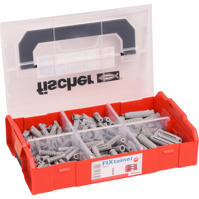 Fischer Fixtainer SX pluggen 210-delig