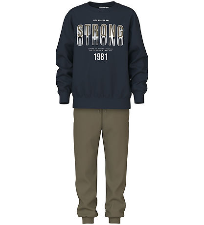 Name It Sweats?t - Sweatshirt/Sweatpants - NkmObelix - Dark Sapp