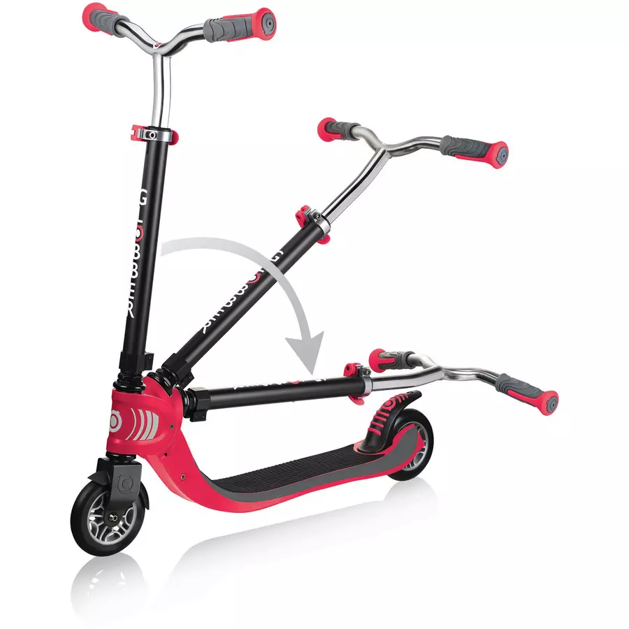GLOBBER Scooter FLOW FOLDABLE 125 schwarz-rot