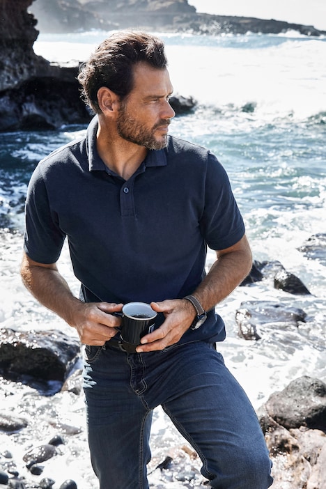 Poloshirt, Basic, Halbarm, Piqué, bis 10XL