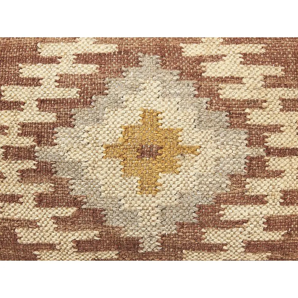BEEL - Poef - Rood - Jute
