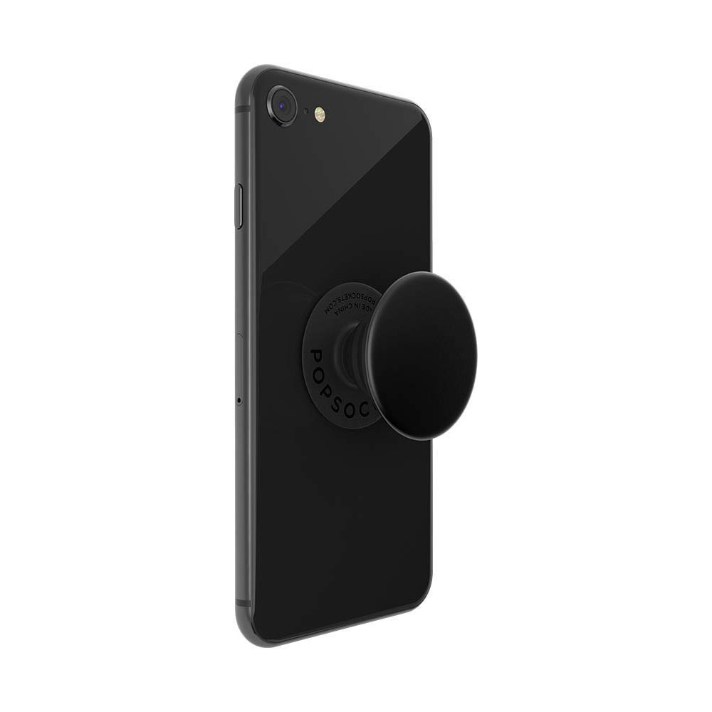 PopGrip Premium Finger Griff Halterung (Austauschbarer Top) für Smartphones / Tablets (800857) - Aluminium Black
