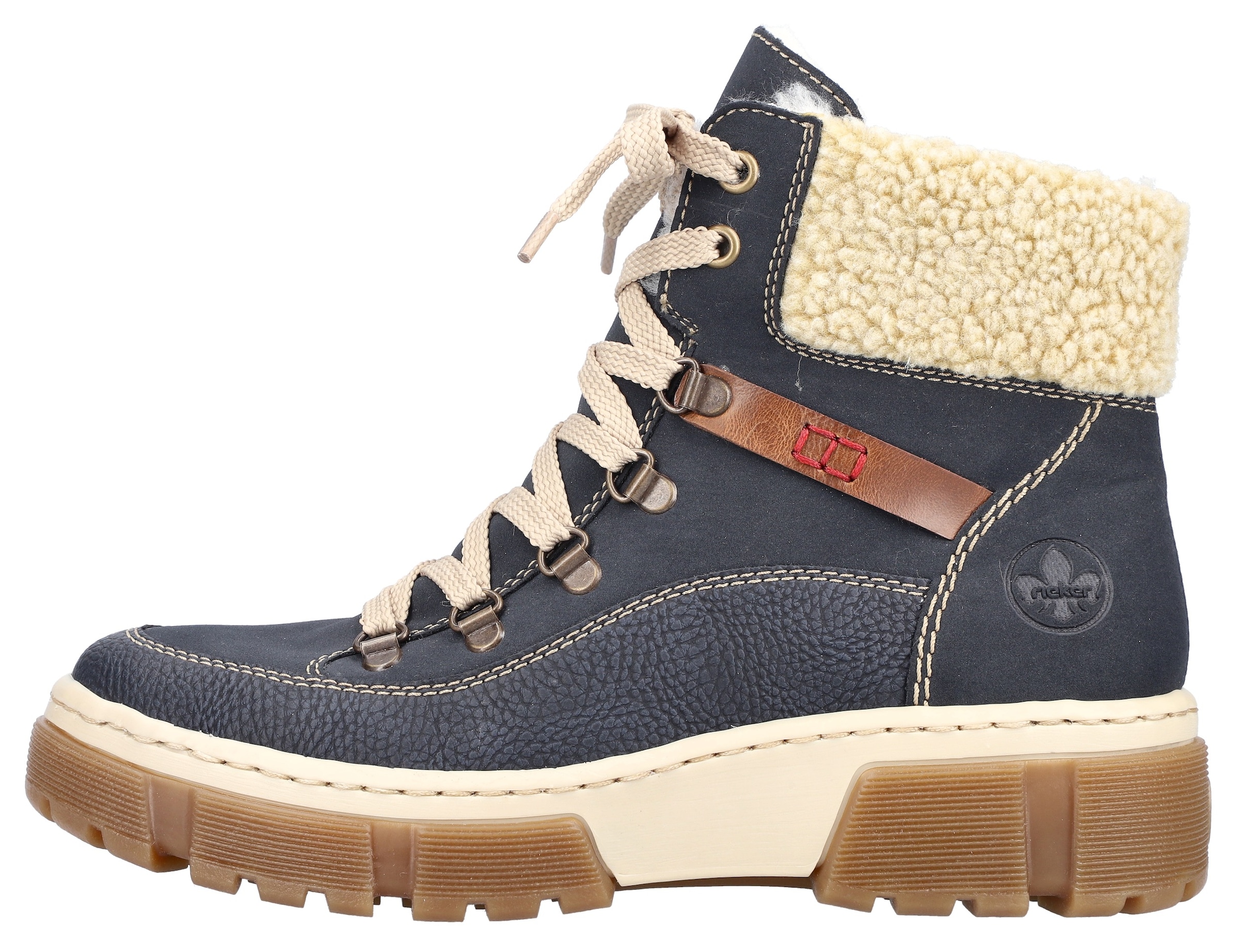 Rieker Winterboots  , Schnürboots, Winterstiefelette mit Warmfutter ausgestattet