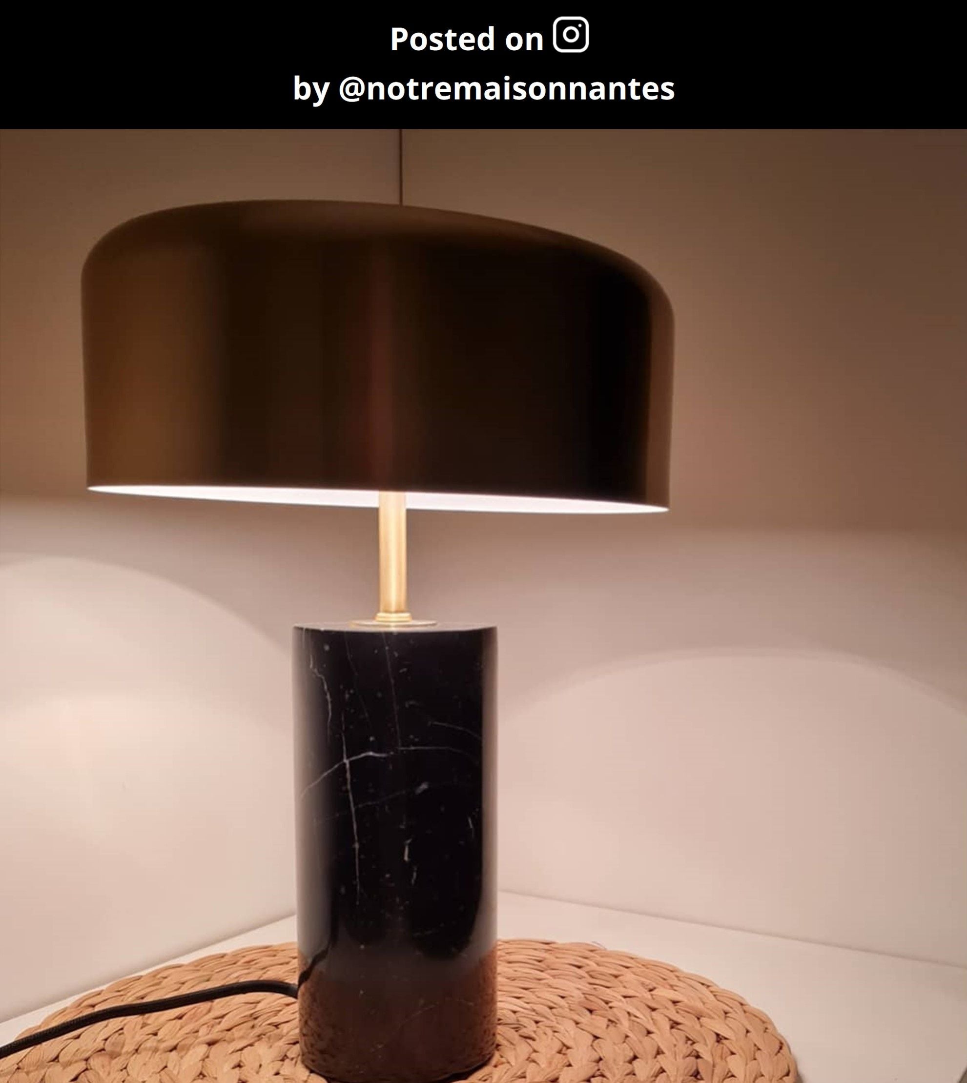 Mirasol tafellamp zwart