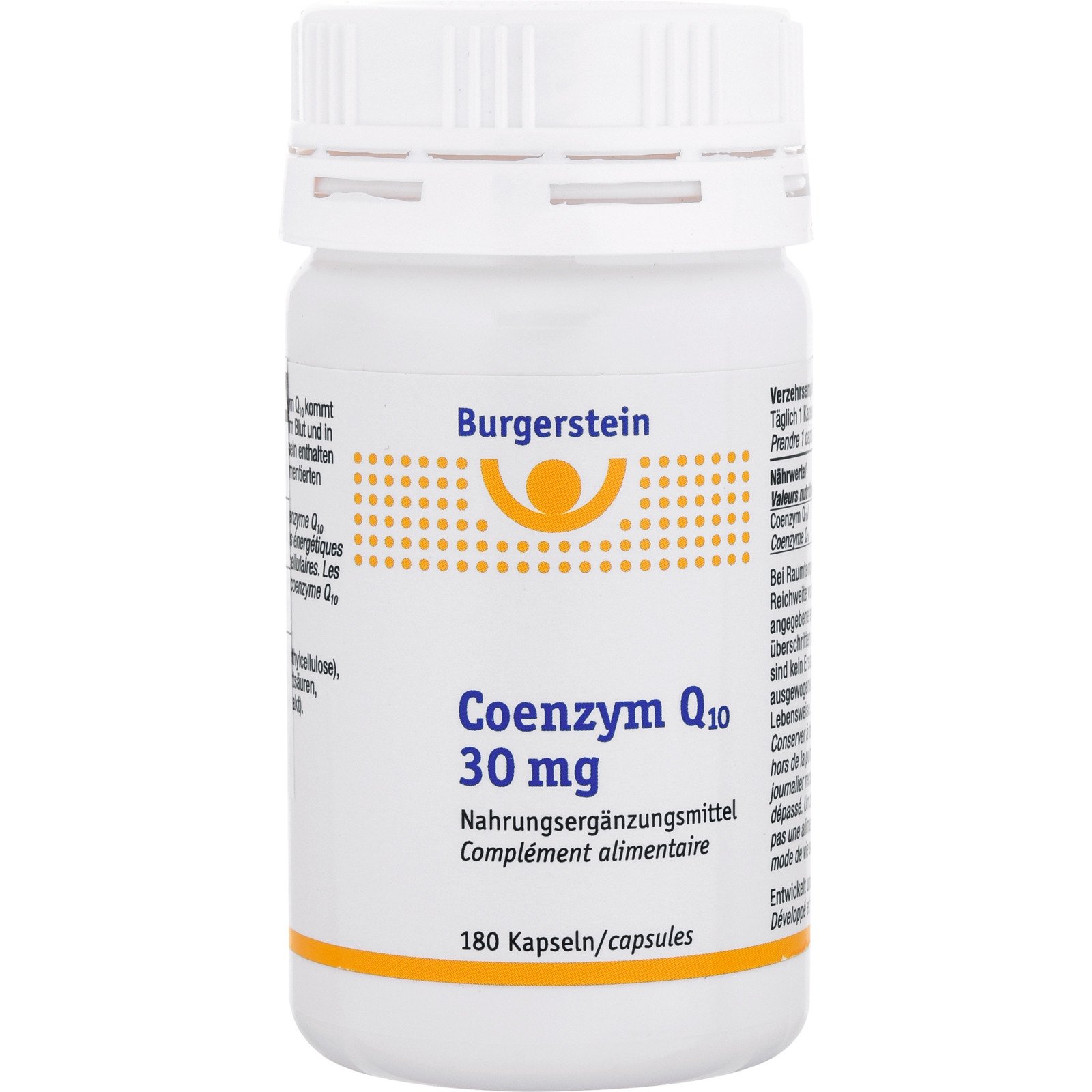 Burgerstein Coenzym Q10 30 mg, 180 Kapseln