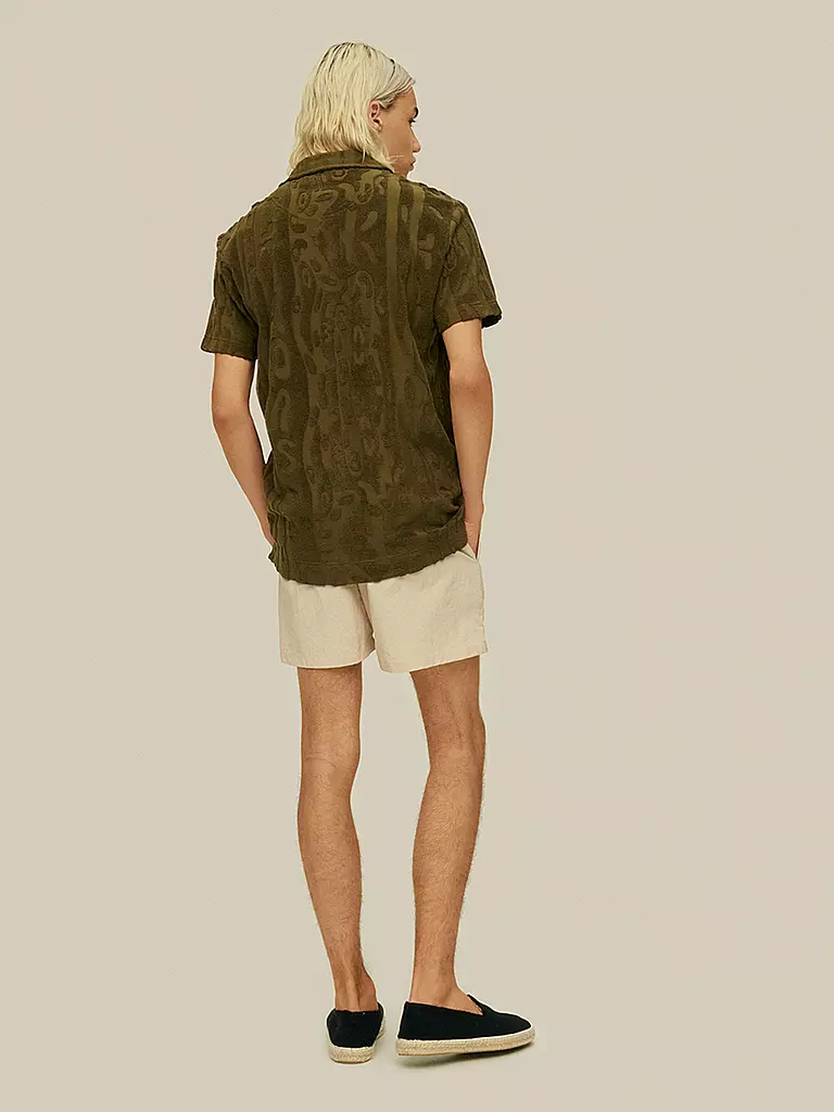 OAS Frottee Poloshirt olive
