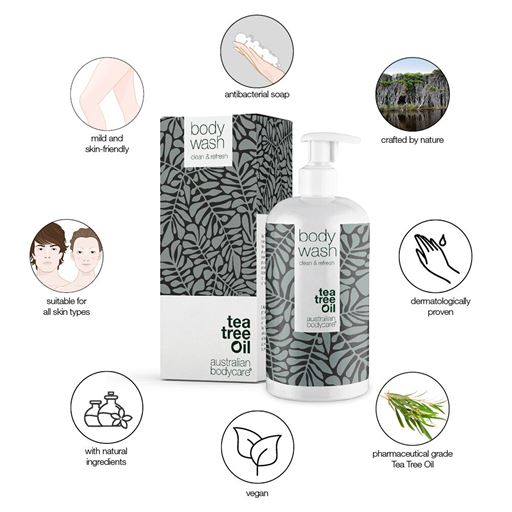 Australian Bodycare Body Wash, Tea Tree, 500 ml